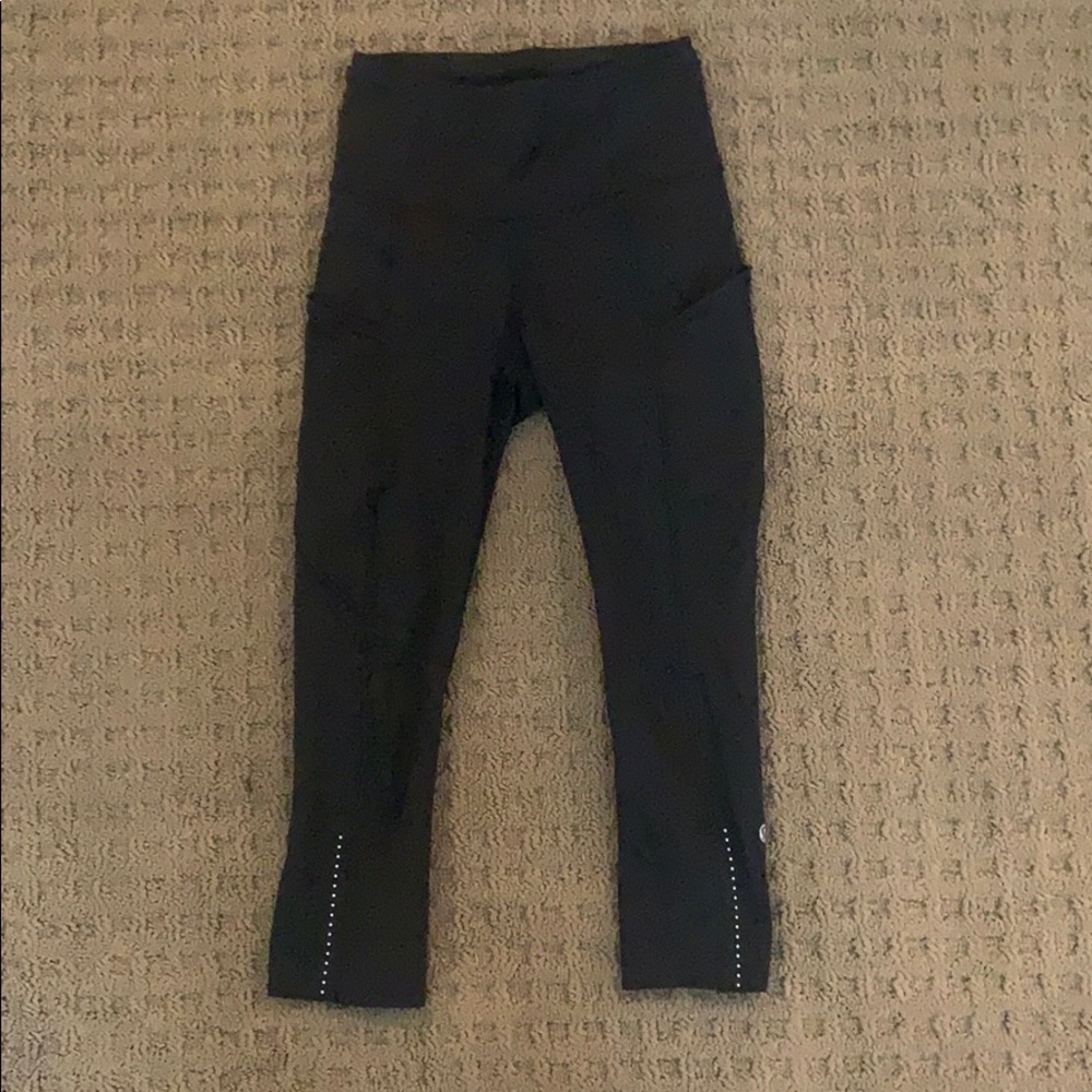 ***WORN ONCE*** Lululemon Fast and Free Leggings